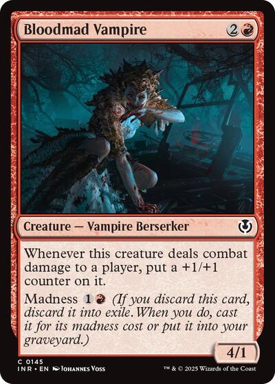 Bloodmad Vampire (Innistrad Remastered) Light Play