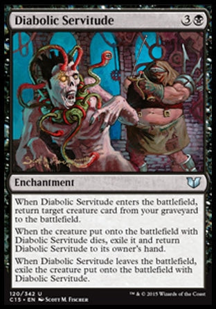 Diabolic Servitude (Commander 2015) Light Play