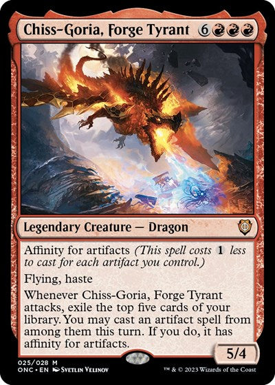 Chiss-Goria, Forge Tyrant (Commander: Phyrexia: All Will Be One) Light Play