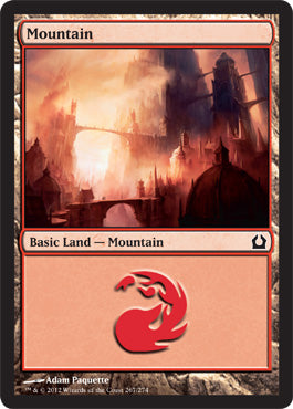 Mountain (267) (Return to Ravnica) Light Play