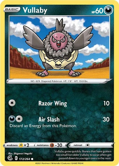 Vullaby (SWSH08: Fusion Strike) Light Play Reverse Holofoil
