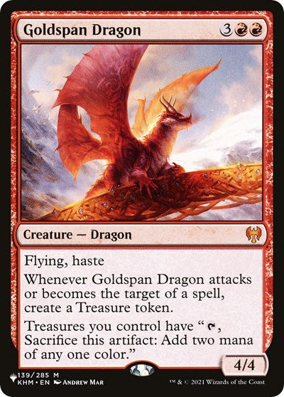 Goldspan Dragon (The List) Medium Play