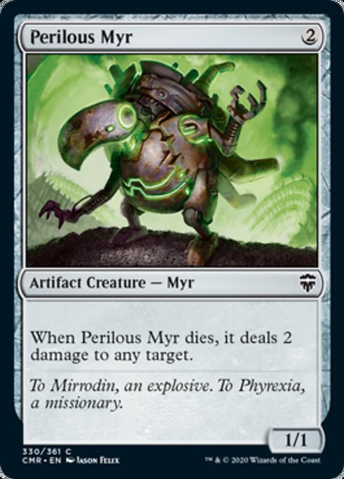 Perilous Myr (Commander Legends) Light Play