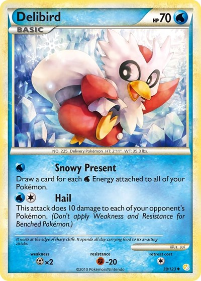 Delibird (HeartGold SoulSilver) Medium Play