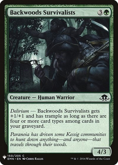 Backwoods Survivalists (Mystery Booster) Light Play