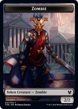 Zombie Token (Theros Beyond Death) Light Play
