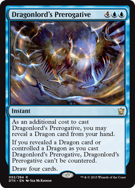 Dragonlord's Prerogative (Dragons of Tarkir) Heavy Play