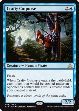 Crafty Cutpurse (Rivals of Ixalan) Light Play