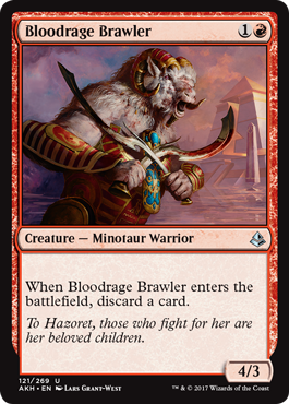 Bloodrage Brawler (Amonkhet) Light Play