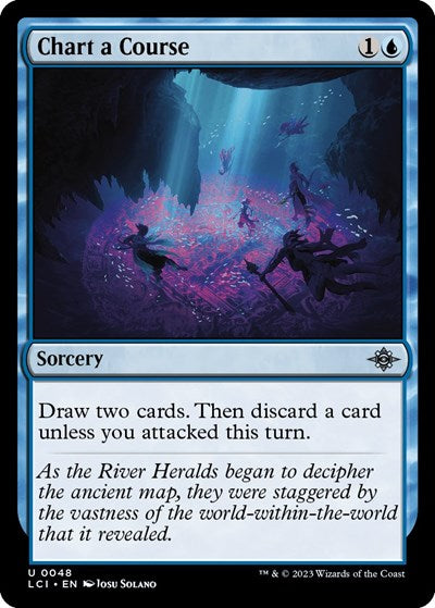 Chart a Course (The Lost Caverns of Ixalan) Light Play Foil