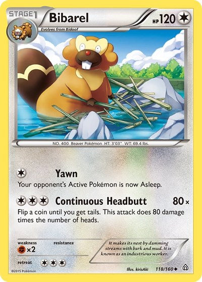 Bibarel (XY - Primal Clash) Light Play