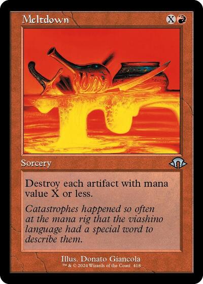 Meltdown (Retro Frame) (Modern Horizons 3) Light Play