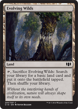 Evolving Wilds (Commander 2014 Edition) Light Play