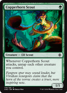 Copperhorn Scout (Conspiracy: Take the Crown) Light Play