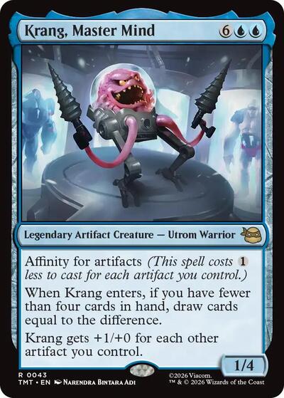 Krang, Master Mind (Teenage Mutant Ninja Turtles) Light Play