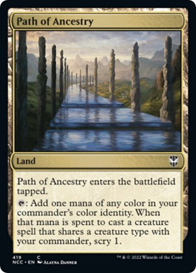 Path of Ancestry (Commander: Streets of New Capenna) Medium Play
