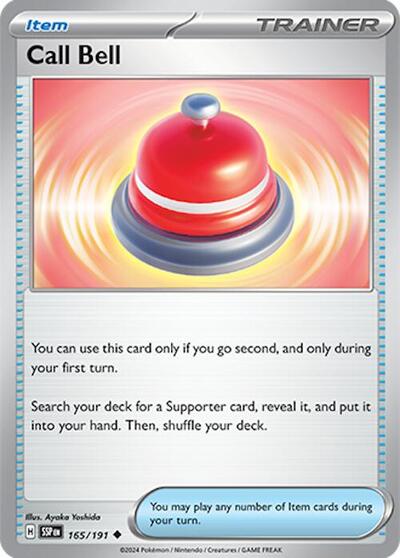 Call Bell (SV08: Surging Sparks) Light Play Reverse Holofoil