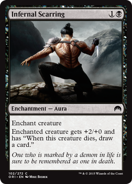 Infernal Scarring (Magic Origins) Light Play