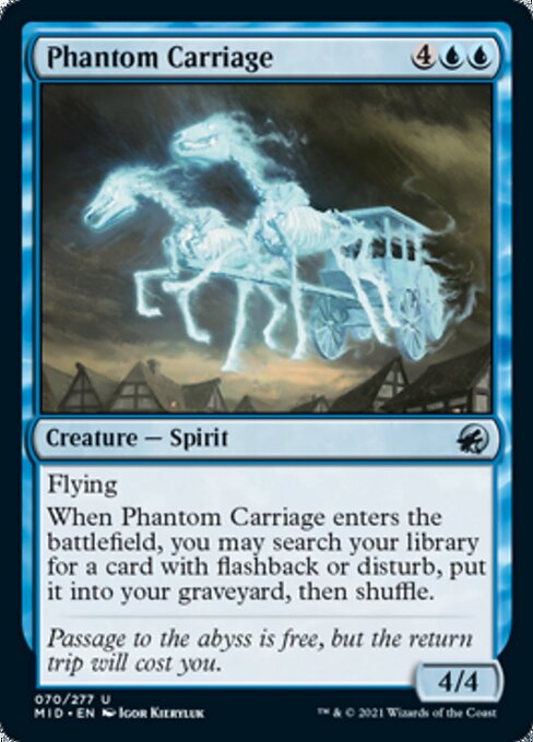 Phantom Carriage (Innistrad: Midnight Hunt) Light Play