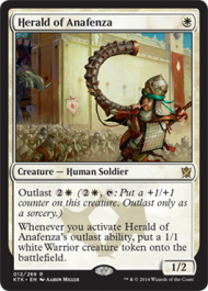 Herald of Anafenza (Khans of Tarkir) Light Play