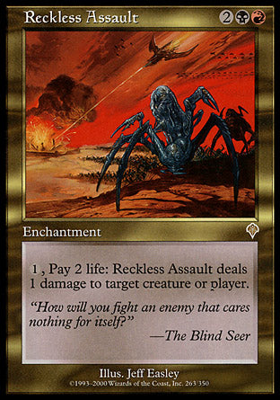 Reckless Assault (Invasion) Light Play
