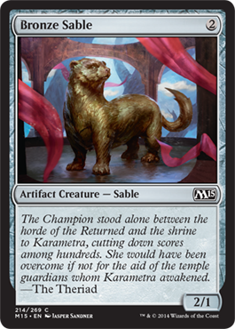 Bronze Sable (Magic 2015 Core Set) Light Play