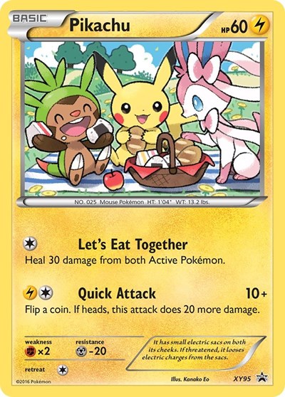 Pikachu (XY Promos) Damaged / Poor Holofoil