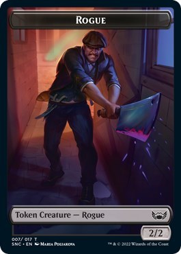 Rogue Token (Streets of New Capenna) Light Play