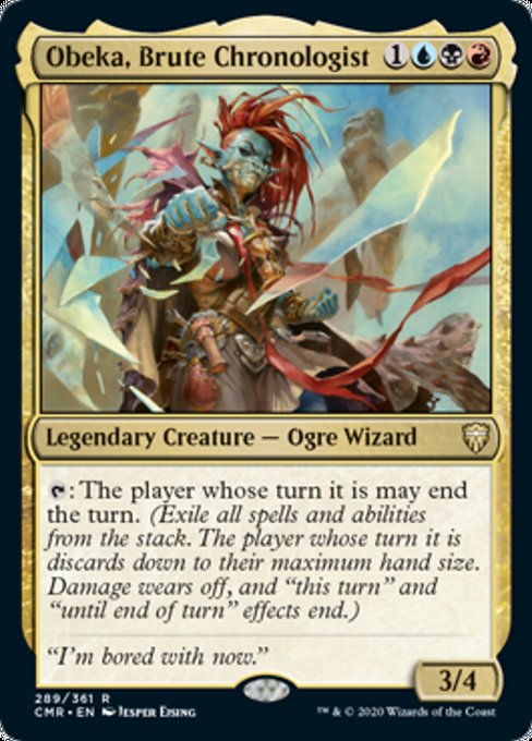Obeka, Brute Chronologist (Commander Legends) Light Play