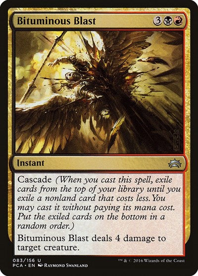 Bituminous Blast (Planechase Anthology) Medium Play
