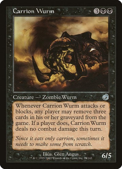 Carrion Wurm (Torment) Medium Play