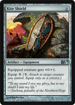 Kite Shield (Magic 2012 Core Set) Light Play Foil