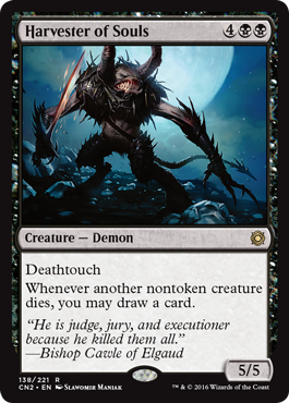 Harvester of Souls (Conspiracy: Take the Crown) Light Play Foil