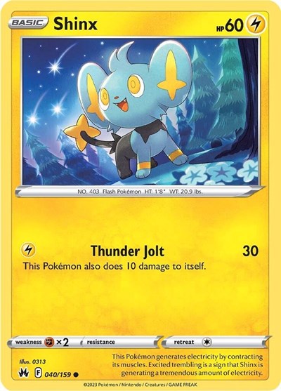 Shinx (40) (Crown Zenith) Damaged / Poor