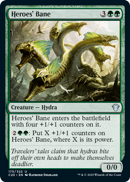 Heroes' Bane (Commander 2020 Ikoria) Light Play