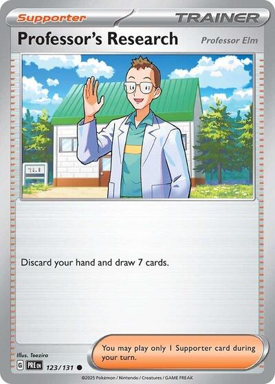 Professor's Research (Professor Elm) (SV: Prismatic Evolutions) Light Play
