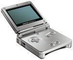 Game Boy Advance SP [Platinum, With Charger] (GBA)