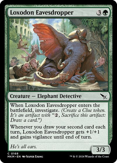 Loxodon Eavesdropper (Murders at Karlov Manor) Light Play