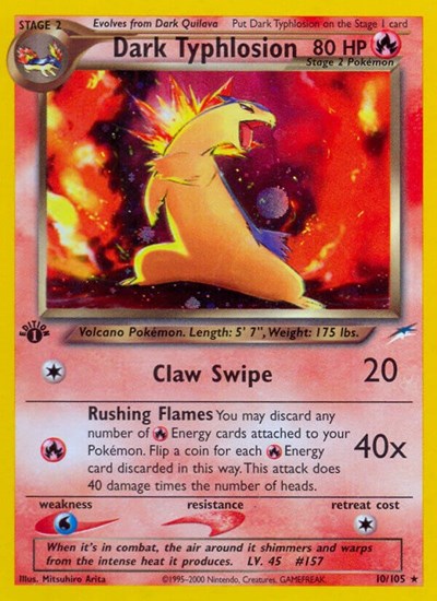 Dark Typhlosion (Neo Destiny) Damaged / Poor Holofoil Unlimited