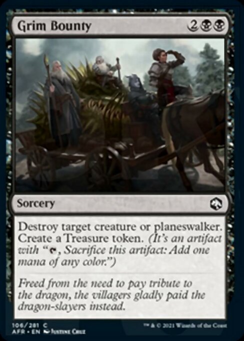Grim Bounty (Adventures in the Forgotten Realms) Medium Play Foil