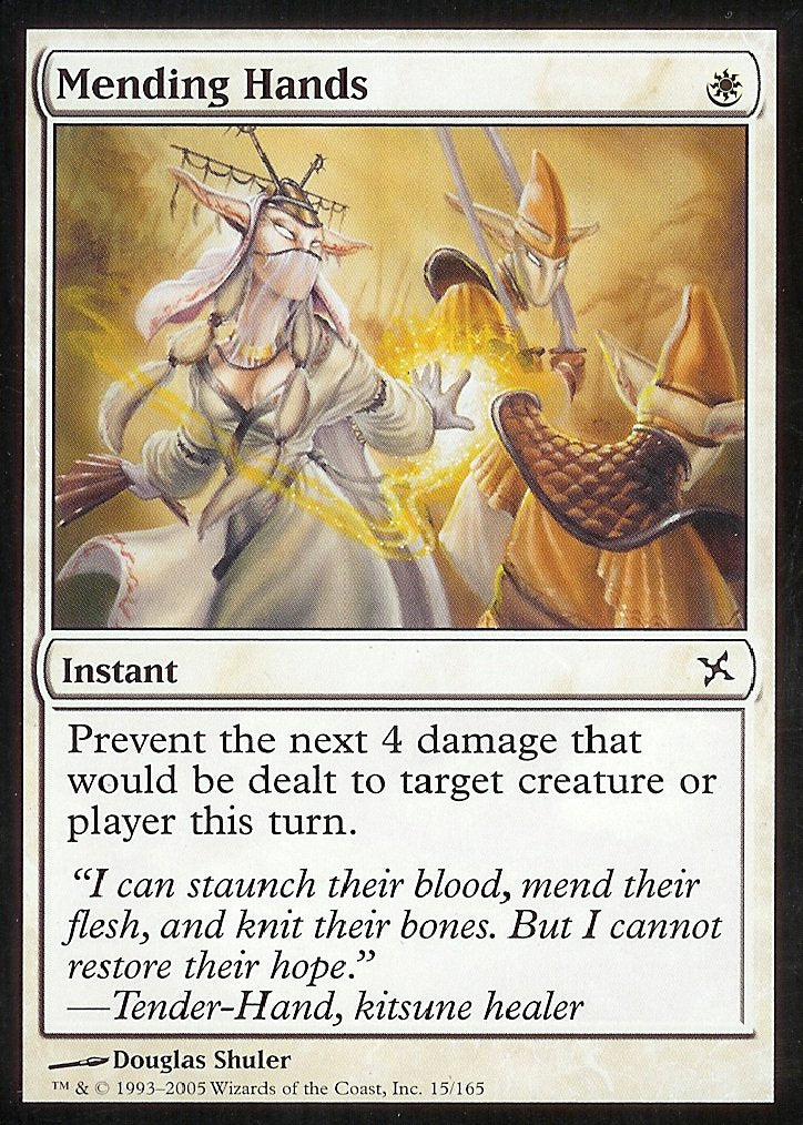 Mending Hands (Betrayers of Kamigawa) Light Play