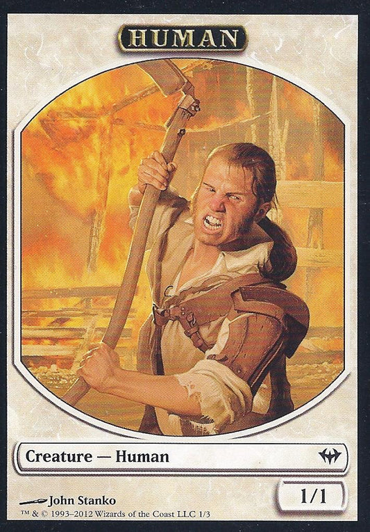 Human (Token) (Dark Ascension) Light Play