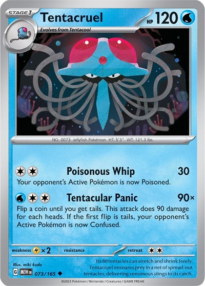 Tentacruel (Scarlet and Violet: 151) Light Play