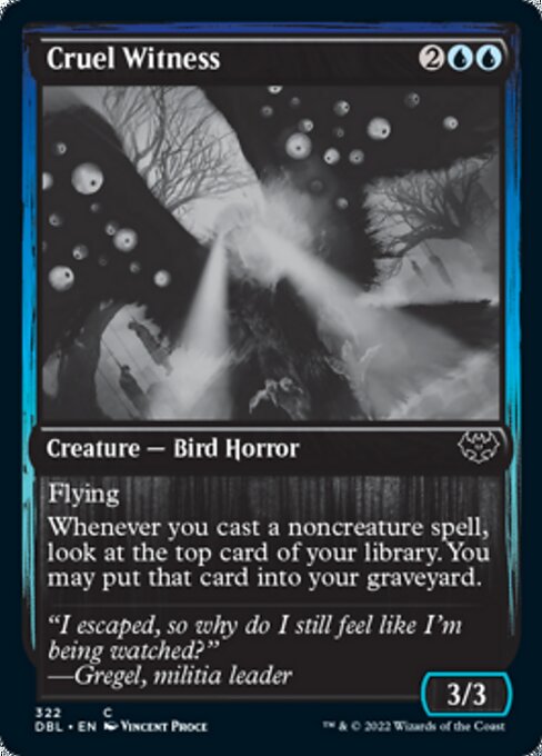 Cruel Witness (Innistrad: Double Feature) Light Play Foil
