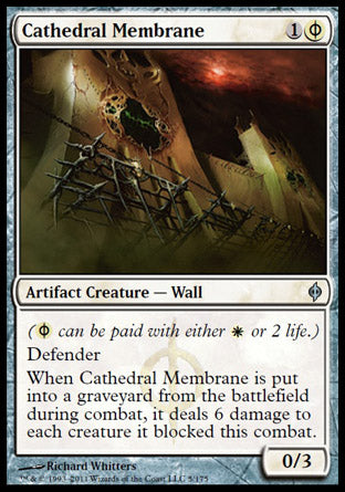 Cathedral Membrane (New Phyrexia) Damaged / Poor