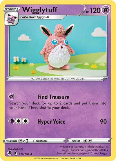 Wigglytuff (SWSH08: Fusion Strike) Light Play