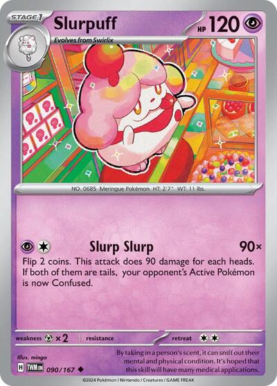 Slurpuff (SV06: Twilight Masquerade) Light Play Reverse Holofoil