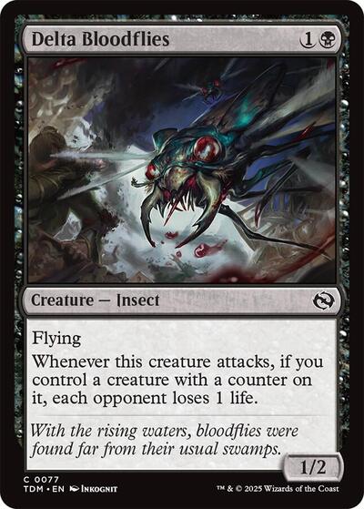 Delta Bloodflies (Tarkir: Dragonstorm) Light Play