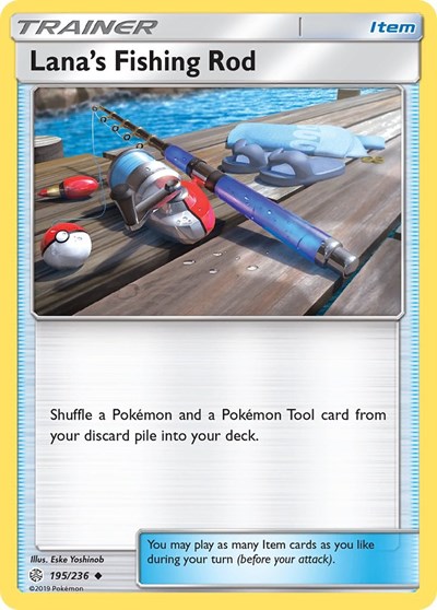 Lana's Fishing Rod (SM - Cosmic Eclipse) Light Play