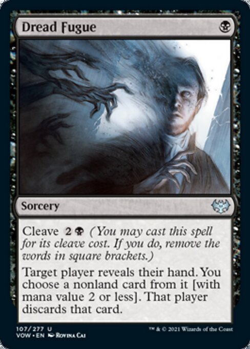 Dread Fugue (Innistrad: Crimson Vow) Light Play